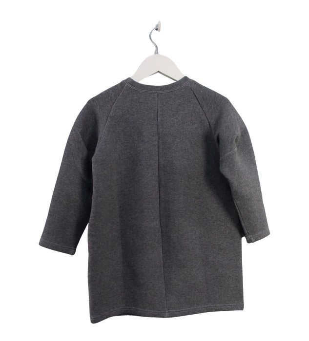 A Grey Long Sleeve Dresses from jnby by JNBY in size 4T for girl. (Back View)