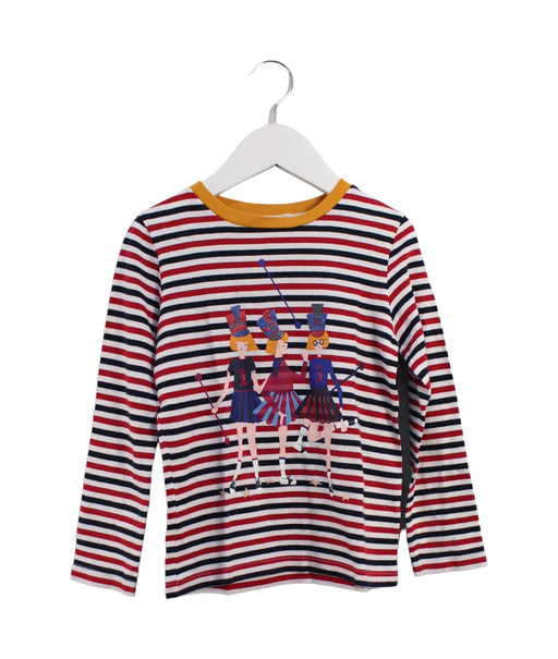 A Red Long Sleeve Tops from Sonia Rykiel in size 6T for girl. (Front View)