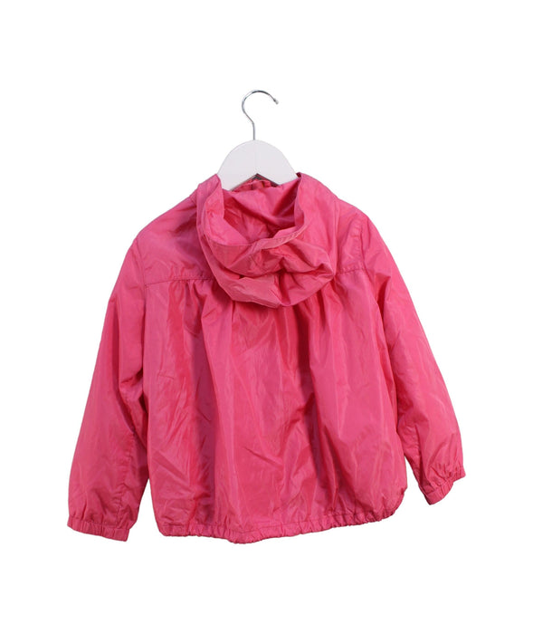 A Pink Lightweight Jackets from Il Gufo in size 6T for girl. (Back View)