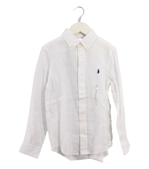 A White Shirts from Ralph Lauren in size 7Y for boy. (Front View)