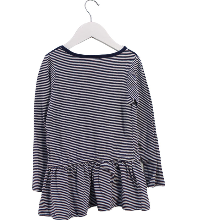 A Navy Long Sleeve Tops from Juicy Couture in size 4T for girl. (Back View)