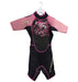 A Black Wetsuits from Watersports in size 8Y for girl. (Front View)
