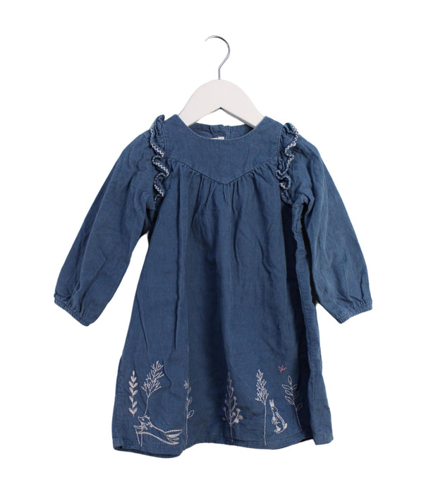 Mamas & Papas Long Sleeve Dress 18-24M