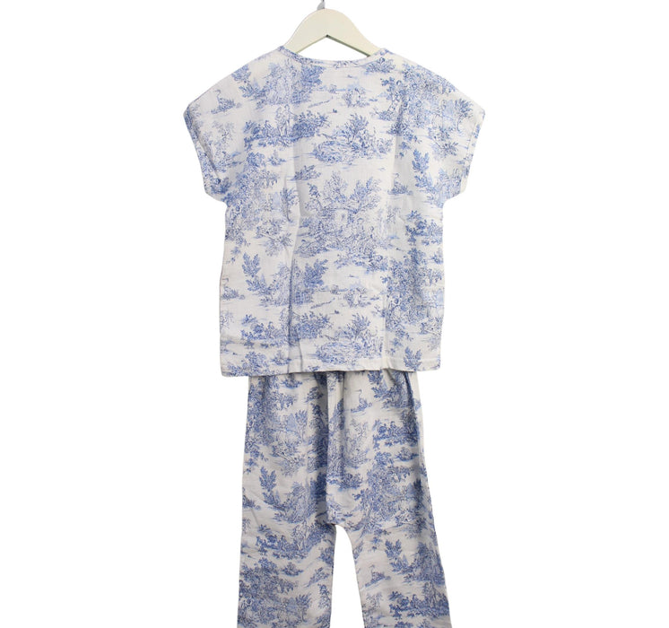 A White Pyjama Sets from Nothing Fits But in size 5T for girl. (Back View)