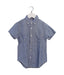 A Blue Shirts from Crewcuts in size 4T for boy. (Front View)
