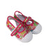 A Pink Slip Ons from Jacadi in size 18-24M for girl. (Front View)