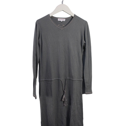 A Grey Sweater Dresses from Excuse My French in size 12Y for girl. (Front View)