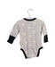 A Ivory Long Sleeve Bodysuits from TinyBitz in size 3-6M for boy. (Back View)
