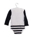 A White Long Sleeve Bodysuits from Burberry in size 6-12M for boy. (Back View)