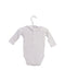 A White Long Sleeve Bodysuits from Bout'Chou in size 0-3M for girl. (Back View)