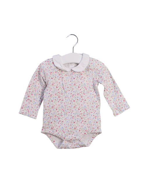 A Multicolour Long Sleeve Bodysuits from The Little White Company in size 3-6M for girl. (Front View)