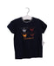 A Navy Short Sleeve T Shirts from Emporio Armani in size 3T for boy. (Front View)