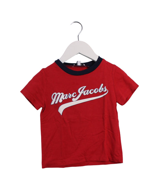 A Red Short Sleeve T Shirts from Little Marc Jacobs in size 3T for girl. (Front View)