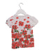 A Red Short Sleeve T Shirts from Moncler in size 4T for girl. (Back View)