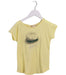 A Yellow Short Sleeve T Shirts from Bonpoint in size 6T for girl. (Front View)