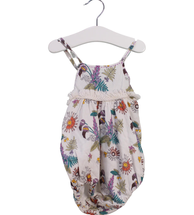 A Multicolour Sleeveless Bodysuits from Velveteen in size 12-18M for girl. (Front View)