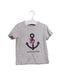A Grey Short Sleeve T Shirts from Petit Bateau in size 3T for boy. (Front View)