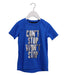 A Blue Short Sleeve T Shirts from Lands' End in size 4T for boy. (Front View)