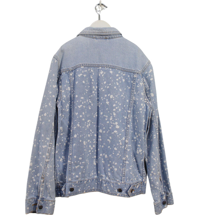 A Blue Lightweight Jackets from Stella McCartney in size 12Y for boy. (Back View)