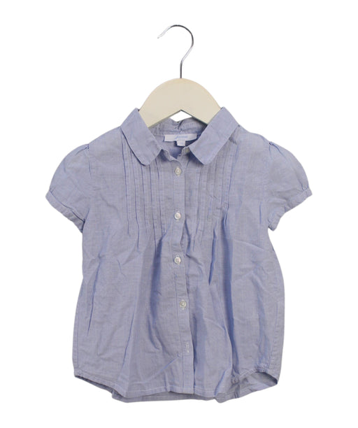 A Blue Shirts from Jacadi in size 3T for girl. (Front View)