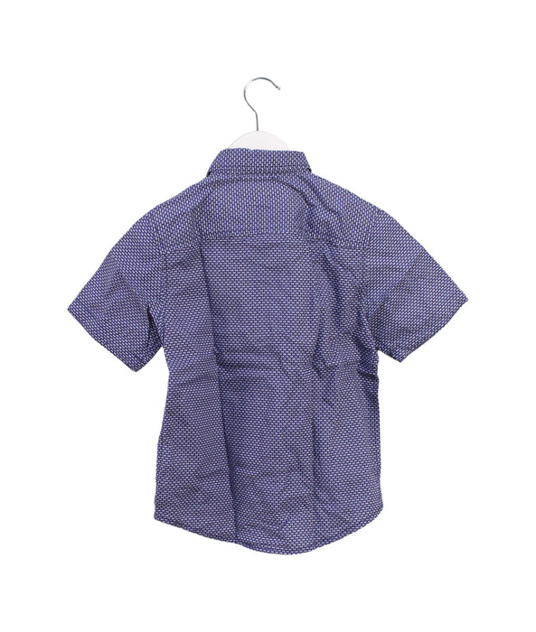 A Blue Shirts from Gingersnaps in size 6T for boy. (Back View)