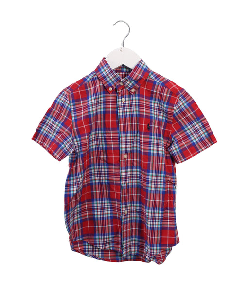 A Red Shirts from Ralph Lauren in size 5T for boy. (Front View)