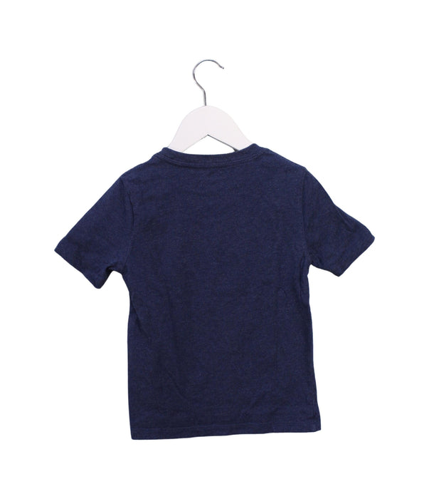 A Blue Short Sleeve T Shirts from Tommy Hilfiger in size 4T for boy. (Back View)