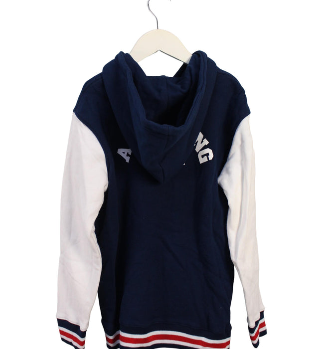 A Navy Lightweight Jackets from BAPE KIDS in size 10Y for boy. (Back View)