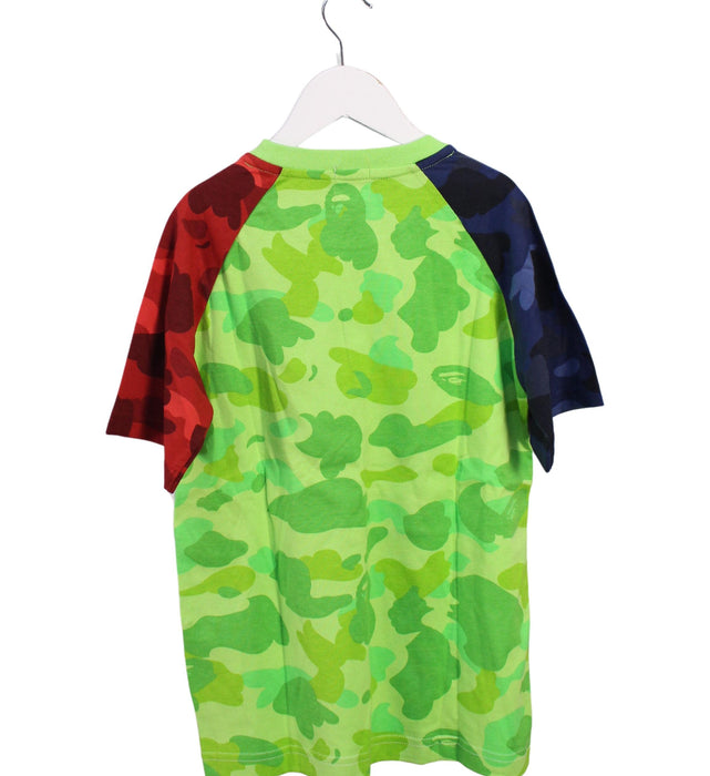 A Multicolour Short Sleeve T Shirts from BAPE KIDS in size 10Y for boy. (Back View)
