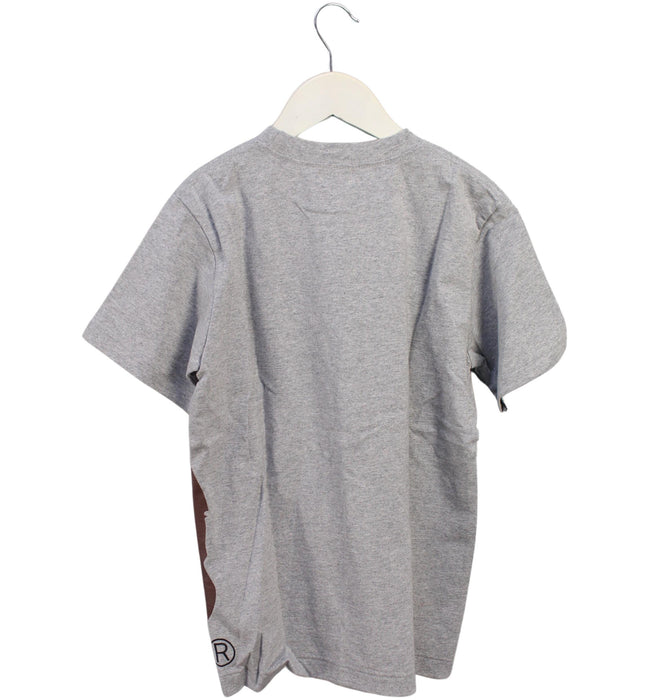 A Grey Short Sleeve T Shirts from BAPE KIDS in size 10Y for boy. (Back View)