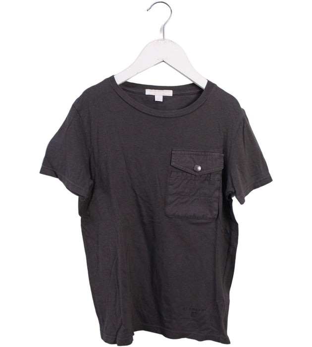 A Brown Short Sleeve T Shirts from Burberry in size 8Y for boy. (Front View)