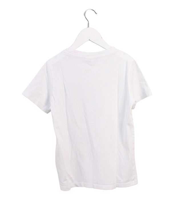 A White Short Sleeve T Shirts from Balmain in size 8Y for boy. (Back View)