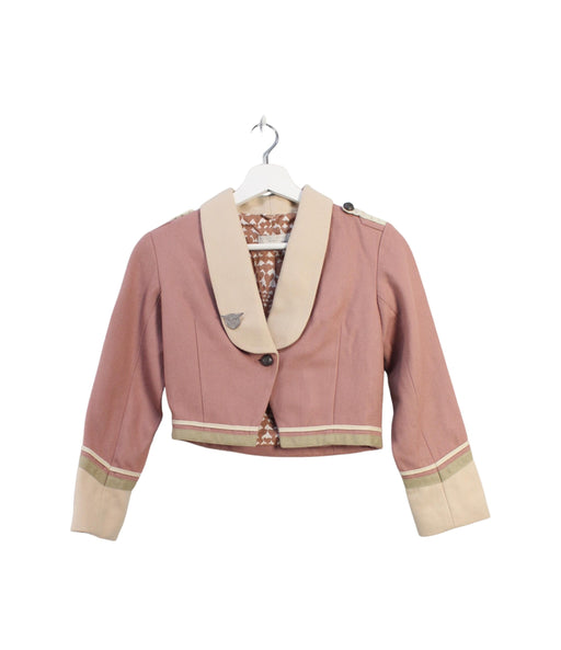 A Pink Lightweight Jackets from Stella McCartney in size 10Y for girl. (Front View)