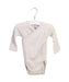 A Beige Long Sleeve Bodysuits from Petit Bateau in size 3-6M for neutral. (Front View)