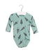 A Green Long Sleeve Bodysuits from Bobo Choses in size 3-6M for boy. (Front View)