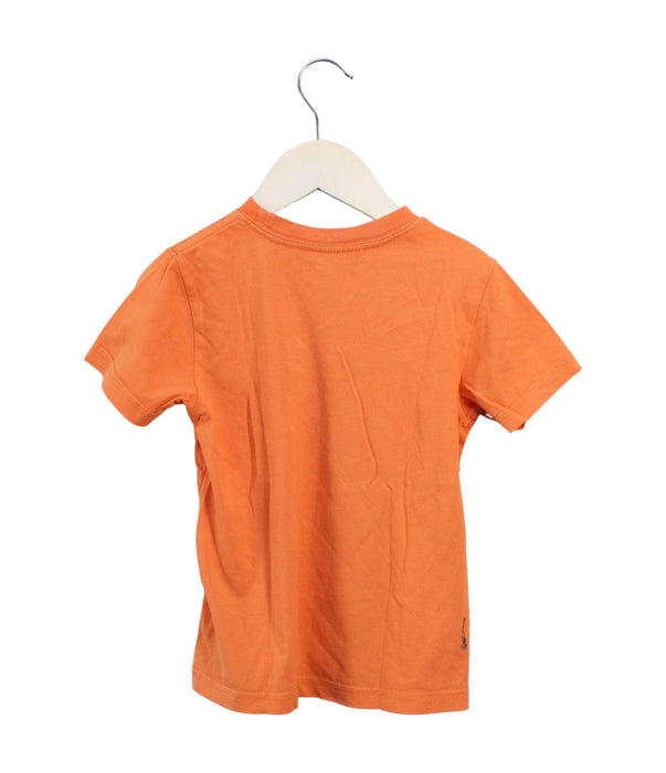 A Orange Short Sleeve T Shirts from Polo Ralph Lauren in size 3T for boy. (Back View)