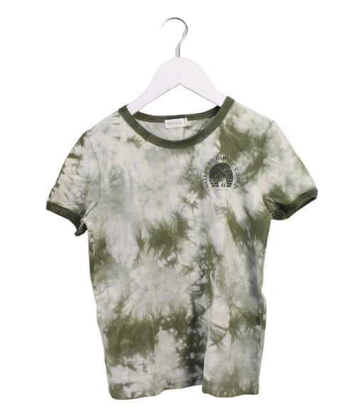 A Green Short Sleeve T Shirts from miles baby in size 7Y for boy. (Front View)