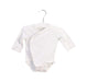 A White Long Sleeve Bodysuits from Mides in size 0-3M for neutral. (Front View)