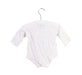 A White Long Sleeve Bodysuits from Mides in size 0-3M for boy. (Back View)