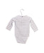 A Grey Long Sleeve Bodysuits from Jacadi in size 3-6M for neutral. (Back View)