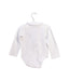 A White Long Sleeve Bodysuits from Bout'Chou in size 12-18M for boy. (Back View)