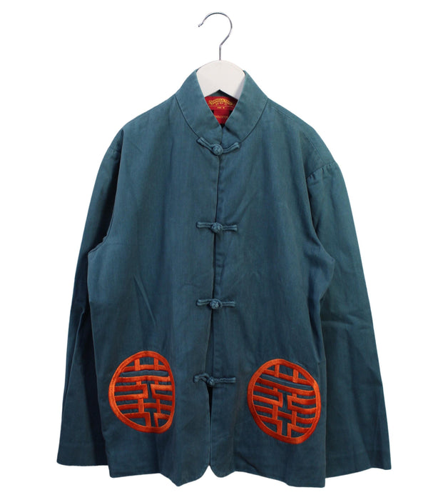 A Blue Lightweight Jackets from Shanghai Tang in size 10Y for neutral. (Front View)