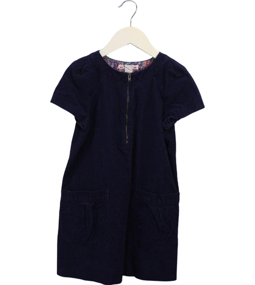 A Navy Short Sleeve Dresses from Bonpoint in size 8Y for girl. (Front View)
