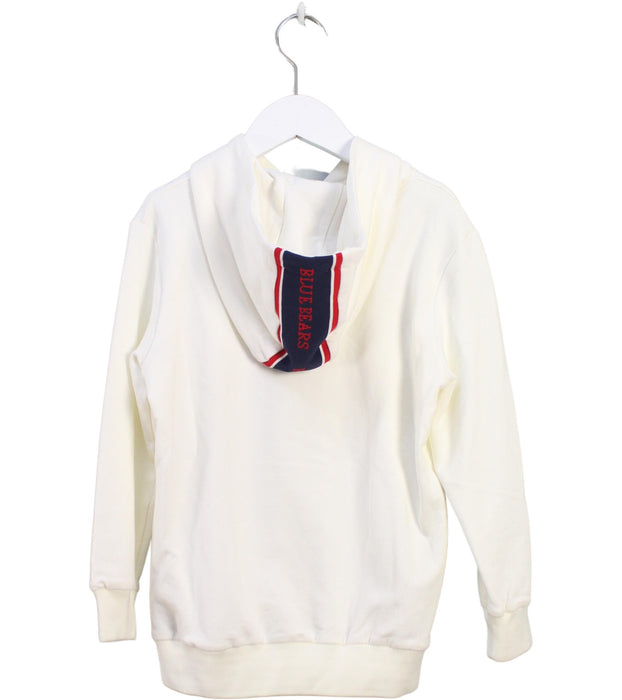 A Ivory Hooded Sweatshirts from Nicholas & Bears in size 8Y for boy. (Back View)