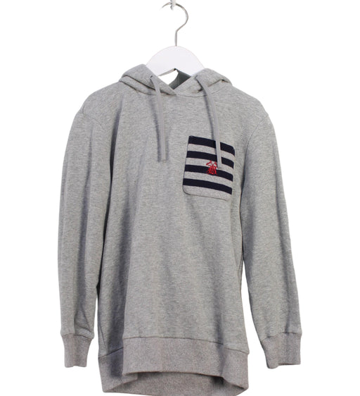A Grey Hooded Sweatshirts from Nicholas & Bears in size 8Y for boy. (Front View)