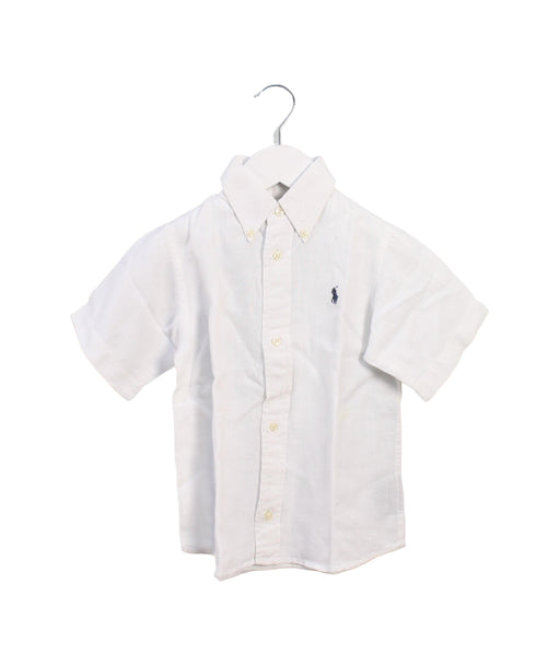 A White Shirts from Ralph Lauren in size 3T for boy. (Front View)