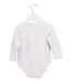 A White Long Sleeve Bodysuits from Mides in size 2T for girl. (Back View)