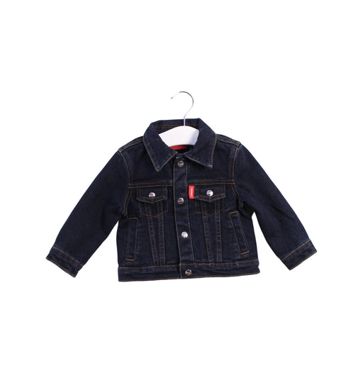 A Blue Lightweight Jackets from Ferrari in size 6-12M for girl. (Front View)