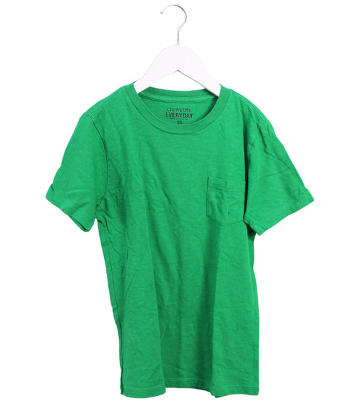 A Green Short Sleeve T Shirts from Crewcuts in size 10Y for boy. (Front View)