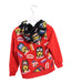 A Red Hooded Sweatshirts from Sugarman in size 5T for boy. (Back View)
